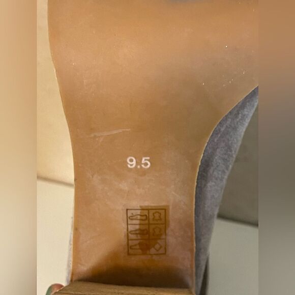 Jeffrey Campbell Corwin Suede gladiator Bootie- in stone Size 9.5 - Picture 10 of 13